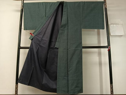 平和屋着物●男性　本場大島紬　アンサンブル　100亀甲　総詰め　正絹　逸品　未使用　CABD8034vp