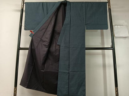 平和屋着物●男性　本場大島紬　アンサンブル　100亀甲　総詰め　正絹　逸品　CABD8037vp
