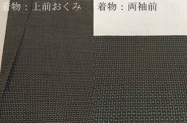 平和屋着物●男性　本場大島紬　アンサンブル　100亀甲　総詰め　正絹　逸品　CABD8040vp