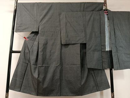 平和屋着物●男性　本場大島紬　アンサンブル　100亀甲　総詰め　正絹　逸品　CABD8040vp