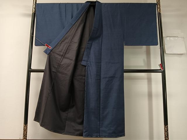平和屋着物●男性　本場大島紬　アンサンブル　100亀甲　総詰め　正絹　逸品　未使用　CABD8041vp