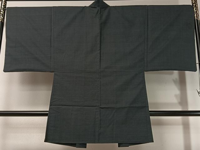 平和屋着物●男性　本場大島紬　アンサンブル　100亀甲　総詰め　正絹　逸品　CABD8043vp