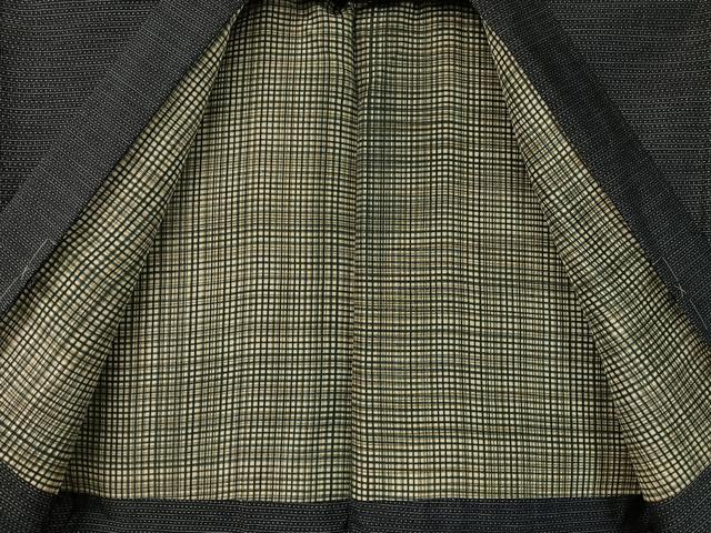 平和屋着物●男性　本場大島紬　アンサンブル　80亀甲　総詰め　正絹　逸品　未使用　CABD8045vp