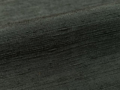 平和屋着物●男性　紬　アンサンブル　色無地　藍鉄色　正絹　逸品　CABD8049vp