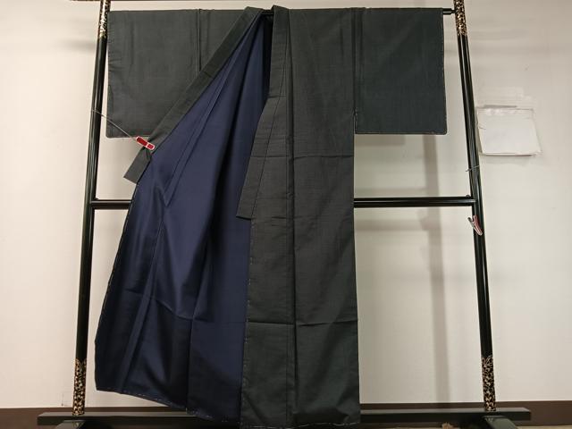 平和屋着物●男性　本場大島紬　アンサンブル　80亀甲　総詰め　正絹　逸品　未使用　CABD8053vp