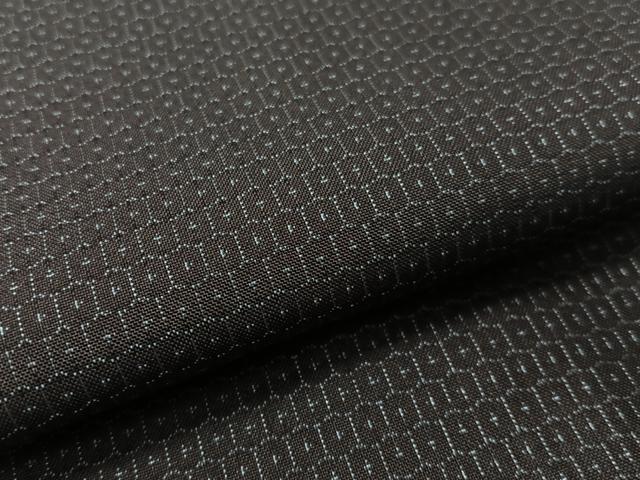 平和屋着物●男性　本場大島紬　アンサンブル　80亀甲　総詰め　正絹　逸品　未使用　CABD8053vp