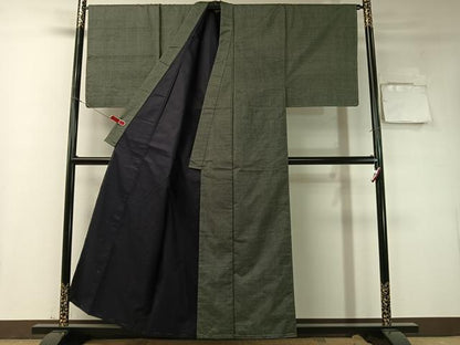 平和屋着物●男性　本場大島紬　アンサンブル　100亀甲　総詰め　正絹　逸品　未使用　CABD8056vp