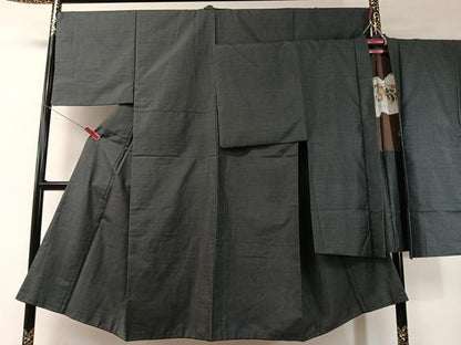 平和屋着物●男性　本場大島紬　アンサンブル　100亀甲　総詰め　正絹　逸品　CABD8058vp