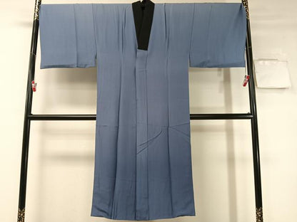 平和屋着物●男性　長襦袢　袷　虎　暈し染め　金彩　キングサイズ　正絹　逸品　CABD8064vp