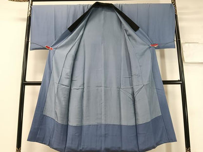 平和屋着物●男性　長襦袢　袷　虎　暈し染め　金彩　キングサイズ　正絹　逸品　CABD8064vp
