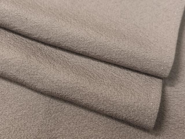 平和屋着物●上質な色無地　鳩羽色　正絹　逸品　CABD8071vp