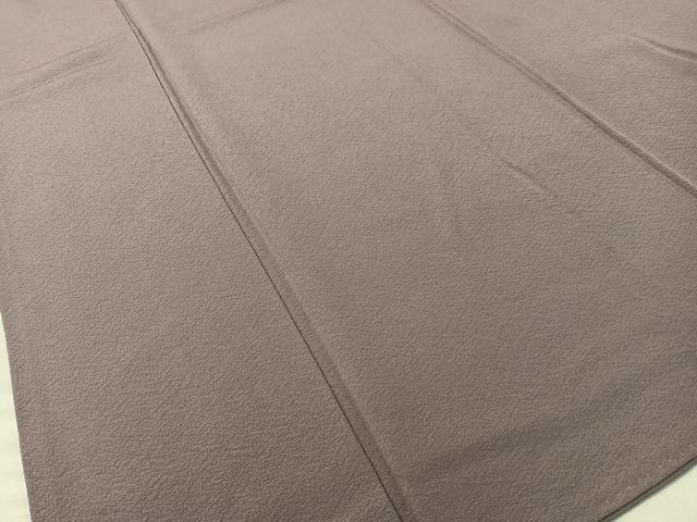 平和屋着物●上質な色無地　鳩羽色　正絹　逸品　CABD8071vp