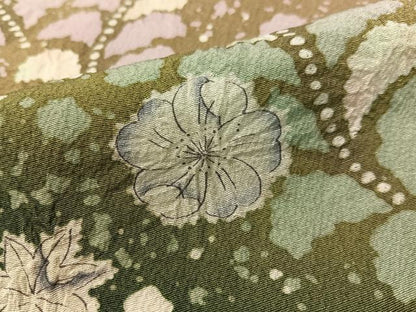 平和屋着物●訪問着　作家物　辻が花　絞り　手描き　暈し染め　正絹　逸品　CABD8081vp