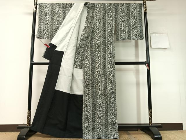 平和屋着物●小紋　鳳凰更紗間道　洗える着物　CABD8083vp