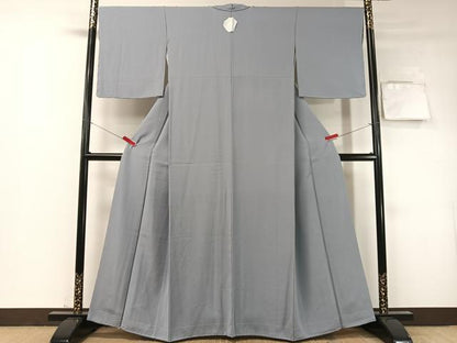 平和屋着物●上質な色無地　薄花色　正絹　逸品　未使用　CABD8092vp