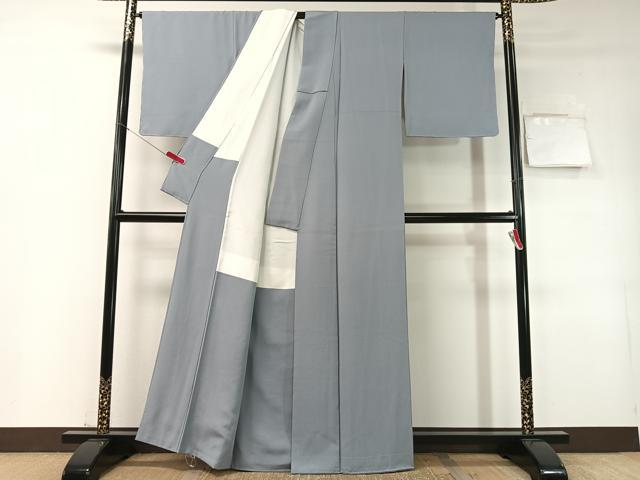 平和屋着物●上質な色無地　薄花色　正絹　逸品　未使用　CABD8092vp