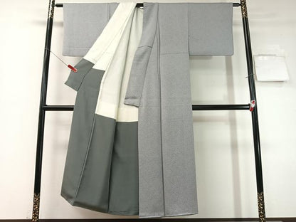 平和屋着物●江戸小紋　吉祥小紋柄　正絹　逸品　CABD8093vp