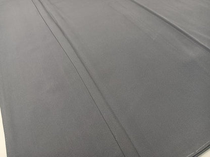 平和屋着物●上質な色無地　寿光織　薄花色　反端付き　ロング丈　正絹　逸品　未使用　CABD8095vp