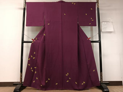 平和屋着物●訪問着　舞桜　金彩　正絹　逸品　CABD8103vp