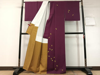 平和屋着物●訪問着　舞桜　金彩　正絹　逸品　CABD8103vp