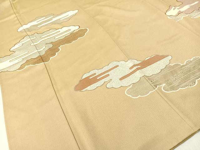 平和屋着物●訪問着　駒刺繍　霞雲重ね　金彩　正絹　逸品　CABD8117vp