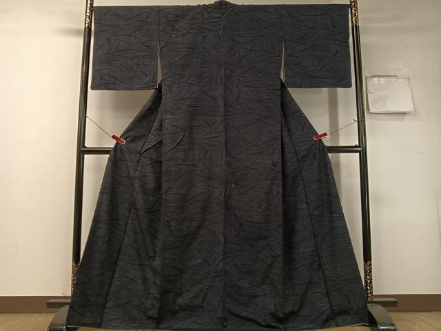 平和屋着物●結城紬　吉祥文様　正絹　逸品　CABD8119vp