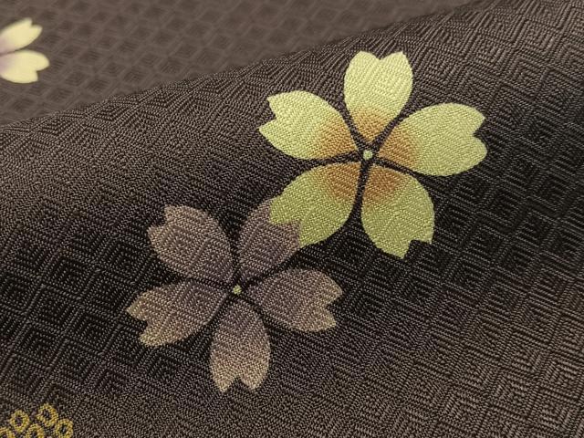 平和屋着物●小紋　舞桜　洗える着物　CABD8123vp