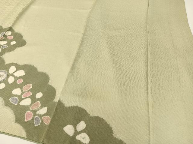 平和屋着物●訪問着　辻が花　絞り　正絹　逸品　CABD8126vp