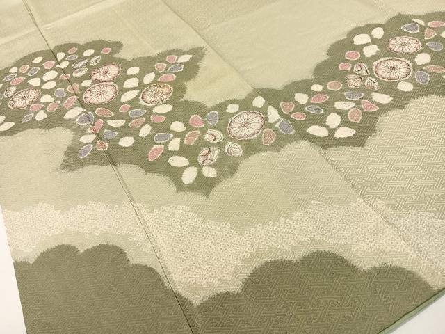 平和屋着物●訪問着　辻が花　絞り　正絹　逸品　CABD8126vp