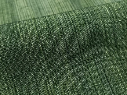 平和屋着物●大原紬　雨縞　証紙付き　正絹　逸品　未使用　CABD8131vp