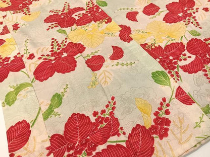 平和屋着物●アンティーク　大正ロマン　長襦袢　袷　桐　正絹　逸品　CABD8133vp