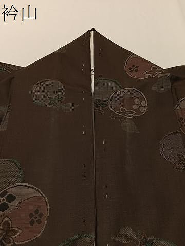平和屋着物●本場大島紬　地空き　9マルキ　成り物　正絹　逸品　CABD8139vp