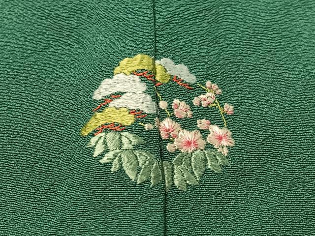 平和屋着物●豪華振袖　色無地　天鵞絨色　十二単風　正絹　逸品　CABD8144vp