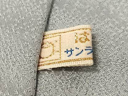 平和屋着物●訪問着　総絞り　流水枝垂れ花文　黒地　金彩　正絹　逸品　CABD8153vp