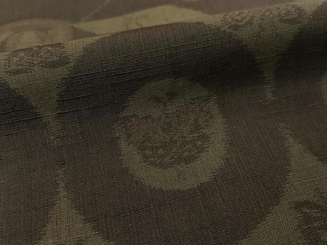 平和屋着物●上質な紬　百柄　横段文　ロング丈　正絹　逸品　CABD8155vp
