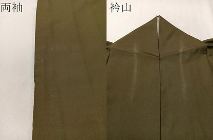 平和屋着物●色留訪問着　紬地　総刺繍　立波丸文　正絹　逸品　CABD8158vp
