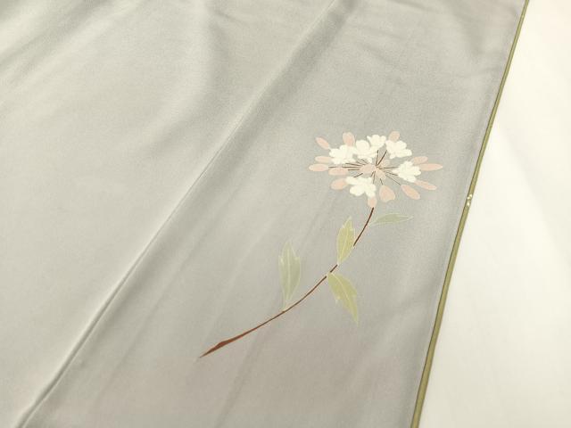平和屋着物●訪問着　友禅　枝花文　暈し染め　正絹　逸品　CABD8169vp