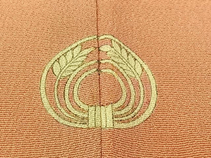 平和屋本店●アンティーク　大正ロマン　振袖　駒刺繍　貝合わせ花束文　暈し染め　金彩　正絹　逸品　CABD8179vp