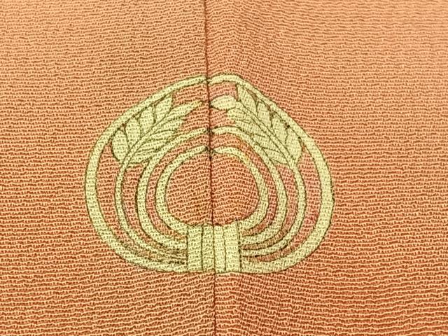 平和屋本店●アンティーク　大正ロマン　振袖　駒刺繍　貝合わせ花束文　暈し染め　金彩　正絹　逸品　CABD8179vp