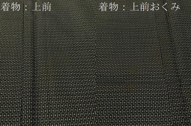 平和屋着物●男性　本場大島紬　アンサンブル　長襦袢セット　100亀甲　総詰め　正絹　逸品　CABD8183vp