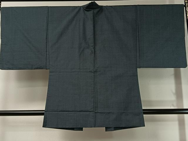 平和屋着物●男性　本場大島紬　アンサンブル　長襦袢セット　100亀甲　総詰め　正絹　逸品　CABD8183vp