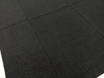平和屋着物●男性　本塩沢　羽織セット　十字絣文様　正絹　逸品　CABD8184vp