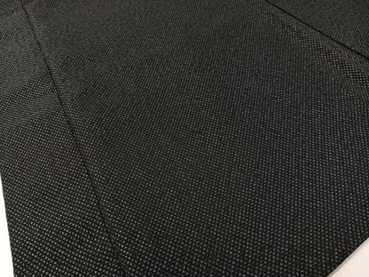 平和屋着物●男性　本塩沢　羽織セット　十字絣文様　正絹　逸品　CABD8184vp