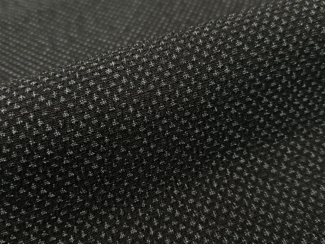 平和屋着物●男性　本塩沢　羽織セット　十字絣文様　正絹　逸品　CABD8184vp