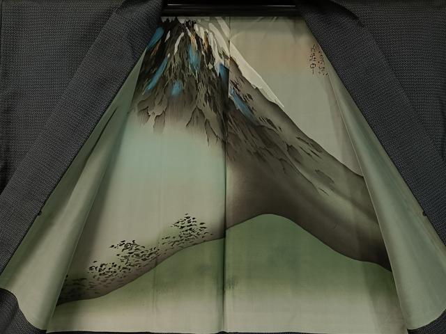 平和屋着物●男性　本場大島紬　アンサンブル　100亀甲　総詰め　正絹　逸品　CABD8187vp