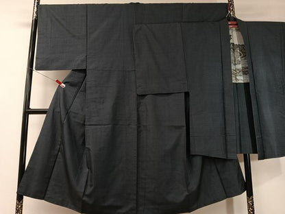平和屋着物●男性　本場大島紬　アンサンブル　100亀甲　総詰め　正絹　逸品　CABD8190vp