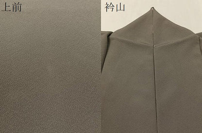 平和屋着物●本草木染作家　瑞寶　色無地　紫鼠色　正絹　逸品　CABD8195vp