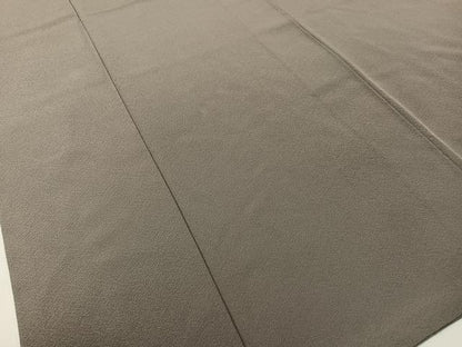 平和屋着物●本草木染作家　瑞寶　色無地　紫鼠色　正絹　逸品　CABD8195vp