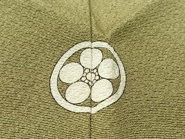 平和屋着物●上質な小紋　手描き　舞桜　金彩　正絹　逸品　CABD8208vp