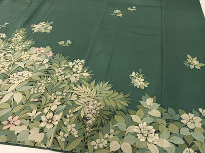 平和屋着物●訪問着　手描き　草花文　正絹　逸品　CABD8218vp